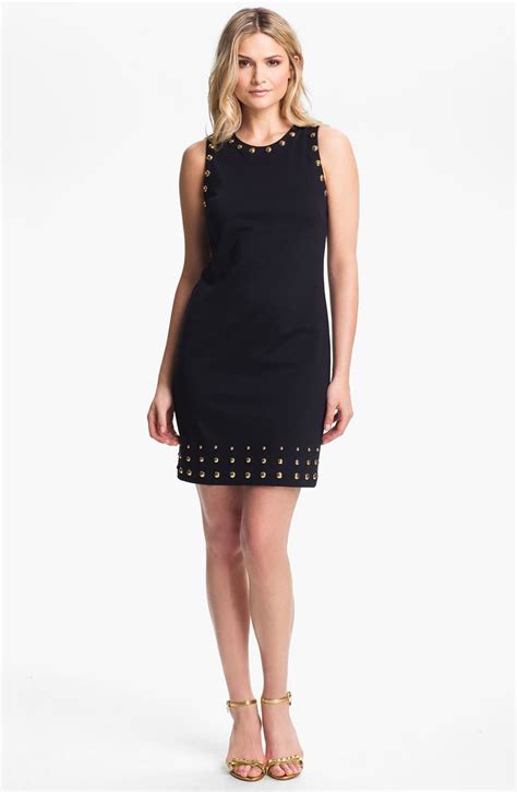 michael kors shift dress|michael kors studded dress.